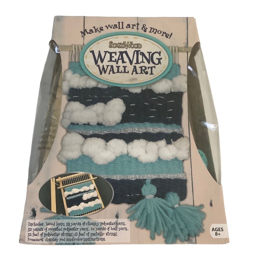 SouthWood‎ Weaving Wall Art Kit For Ages 8+ Loom Yarn String NEW